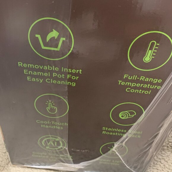 ECO+CHEF 14 Quart Roaster Oven Stainless Steel Turkey Roasting Pan New - Picture 3 of 5